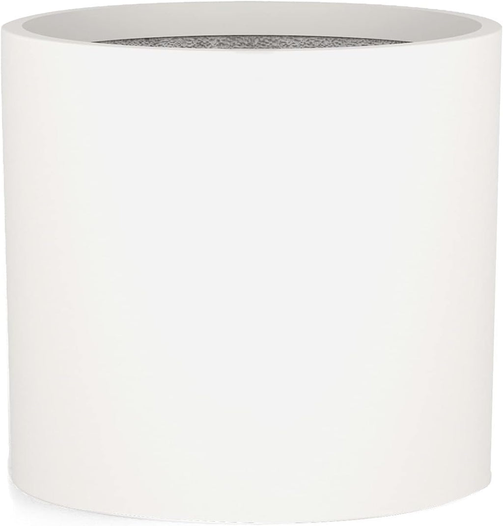 Matte White Fiberstone Planter