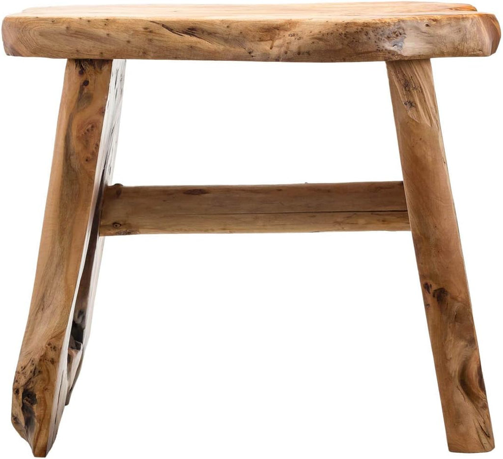 Cedar Live Edge Tree Stump Accent Table