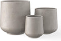 Weathered Concrete Planters Set of 3