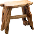 Cedar Live Edge Tree Stump Accent Table