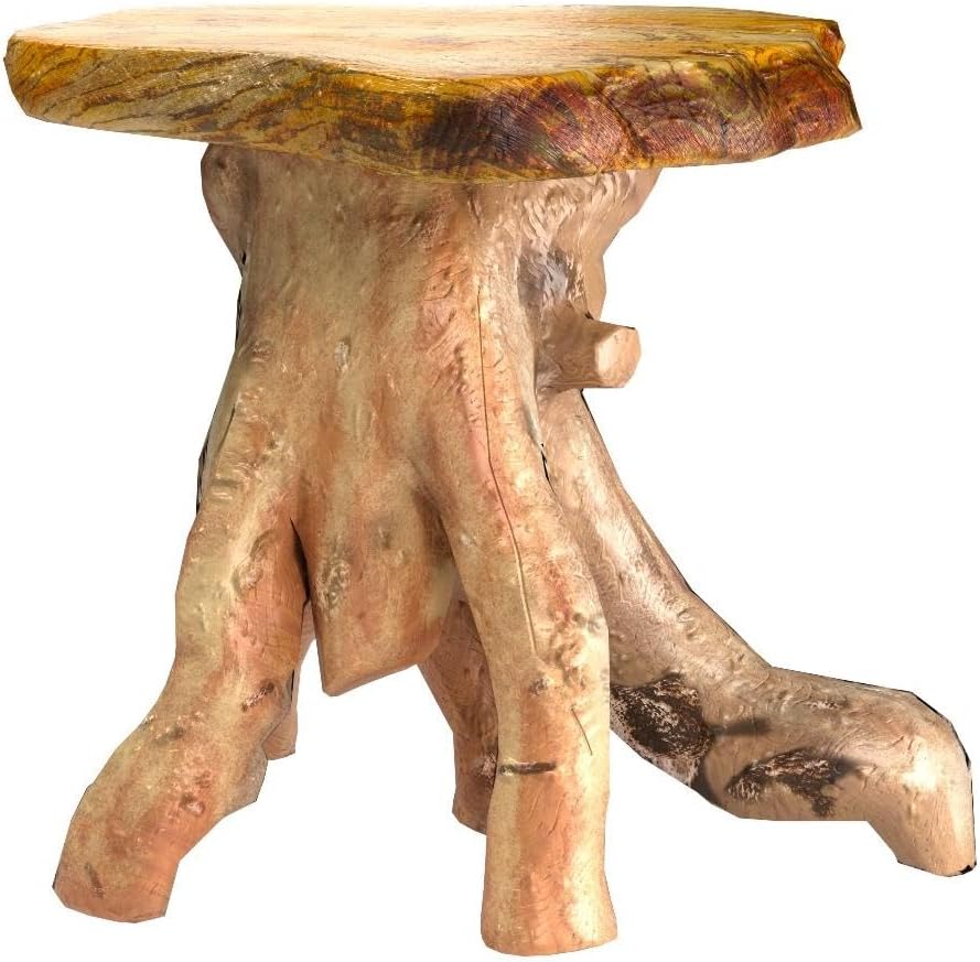 Natural Tree Stump Accent Table