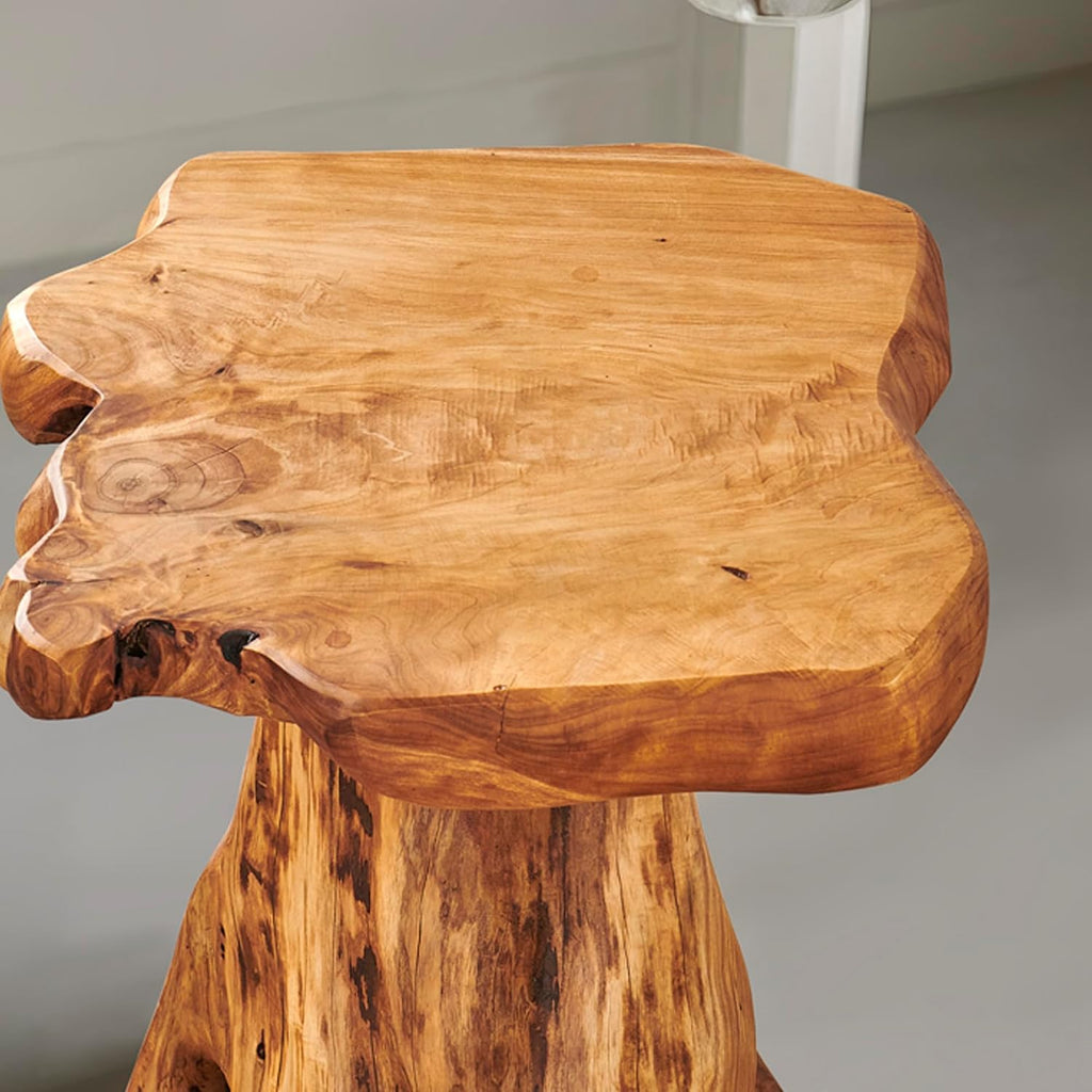 Cedar Root Live Edge Wooden Side Table