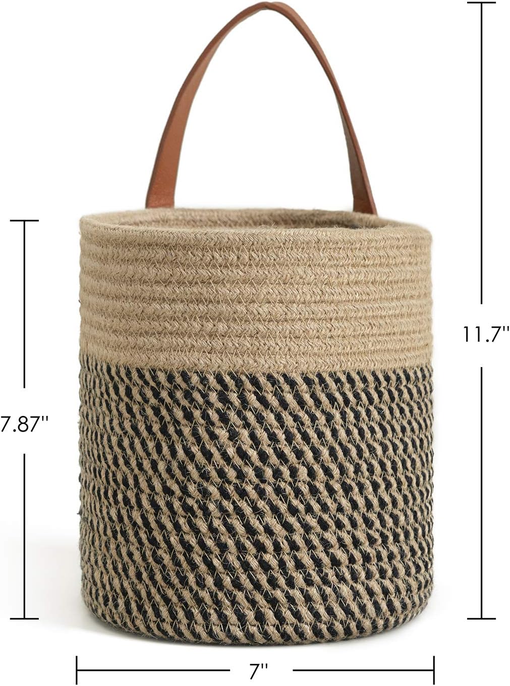 Goodpick Jute Hanging Baskets 2-Pack