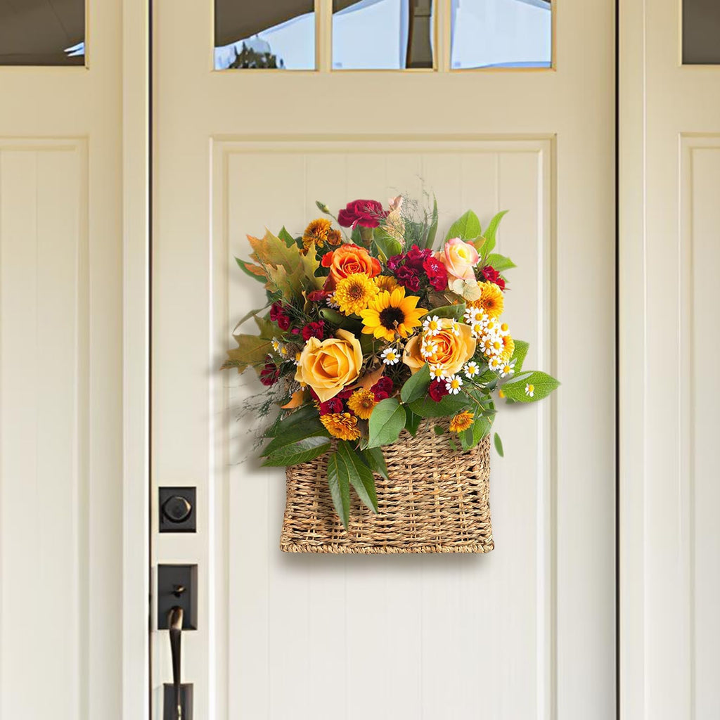 Handwoven Seagrass Wall Hanging Baskets