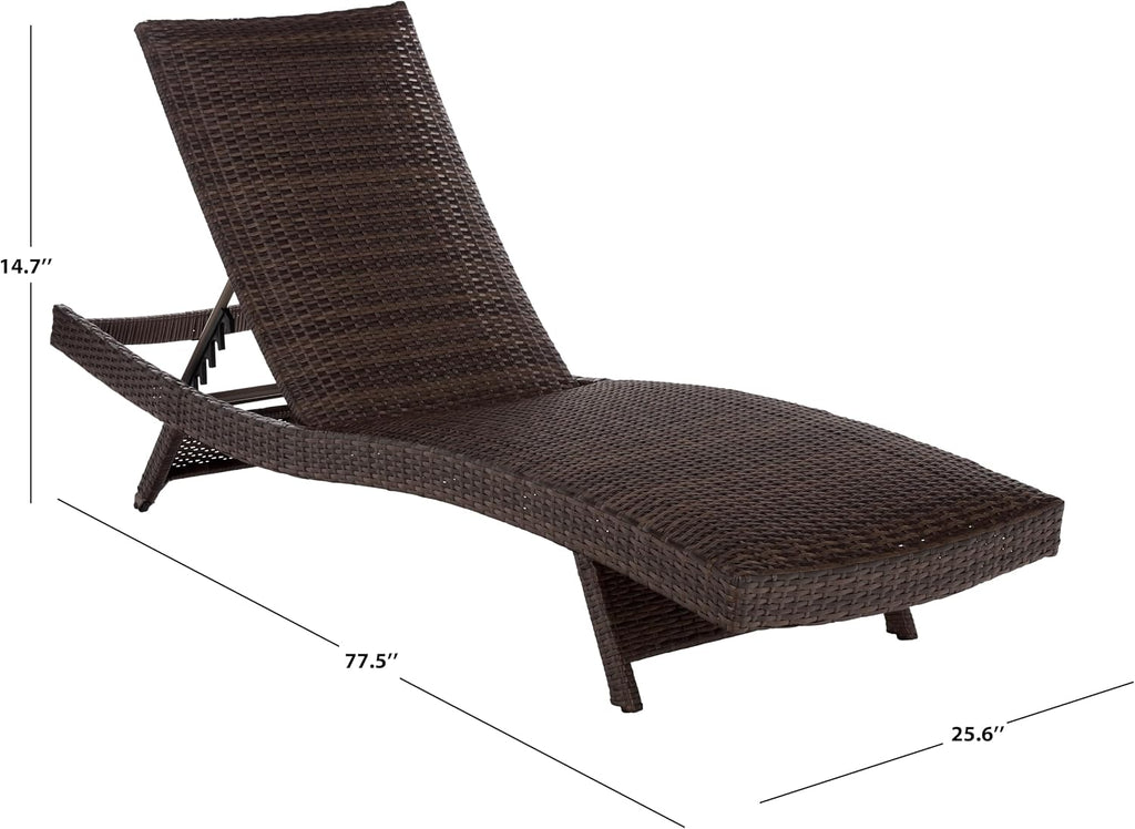 Alex Brown Taupe Chaise Lounger