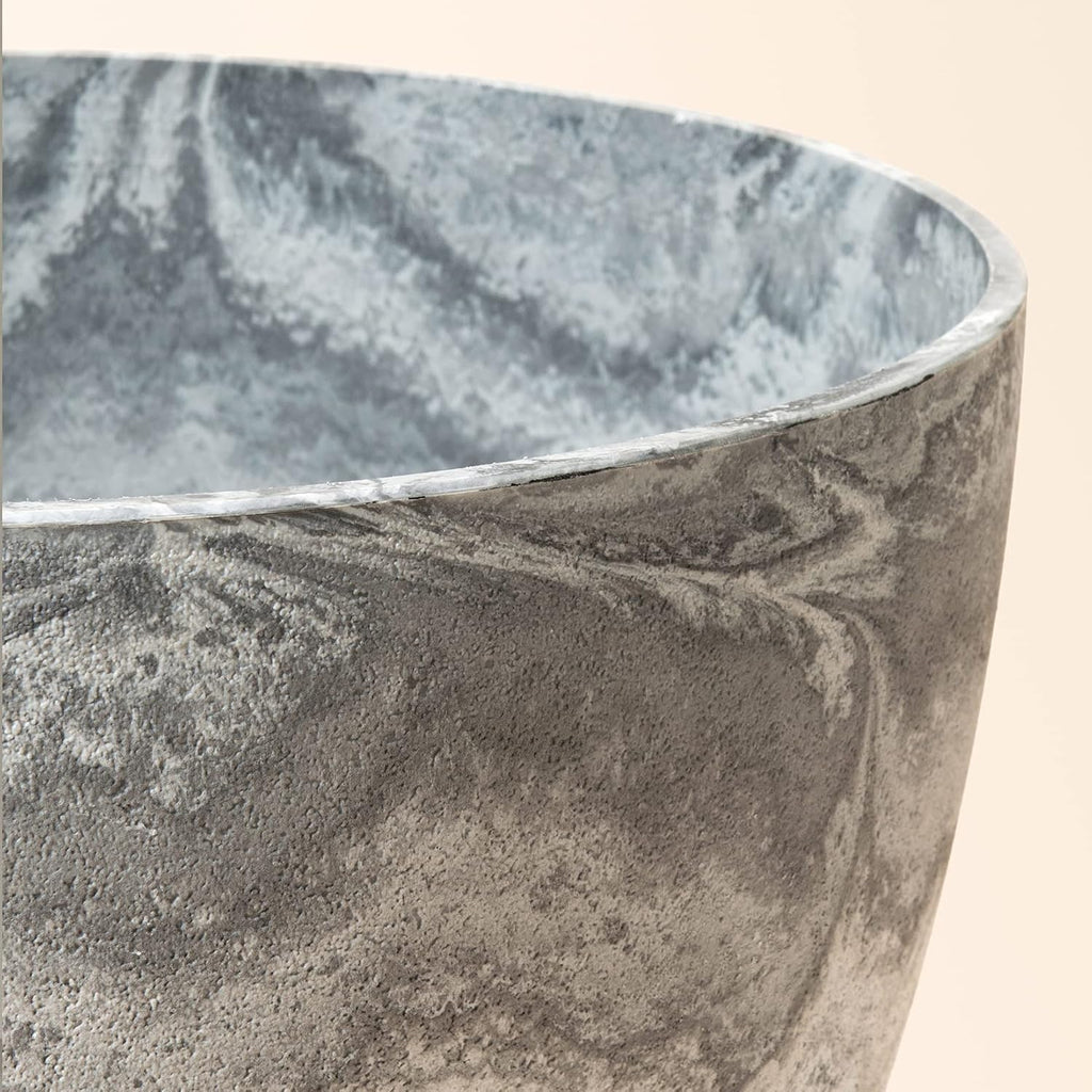 Grey Round Planters Set of 3