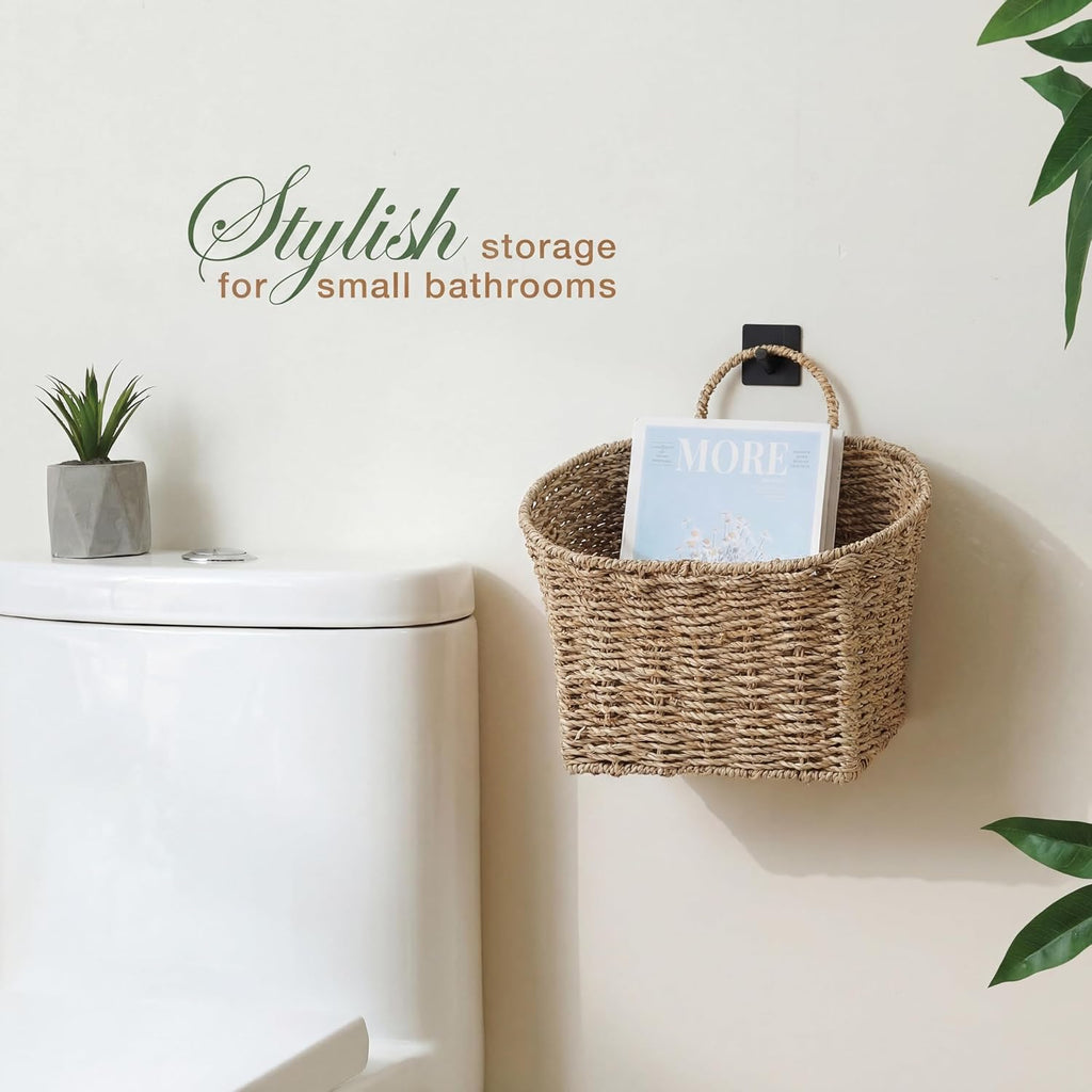 Seagrass Hanging Baskets Set of 2