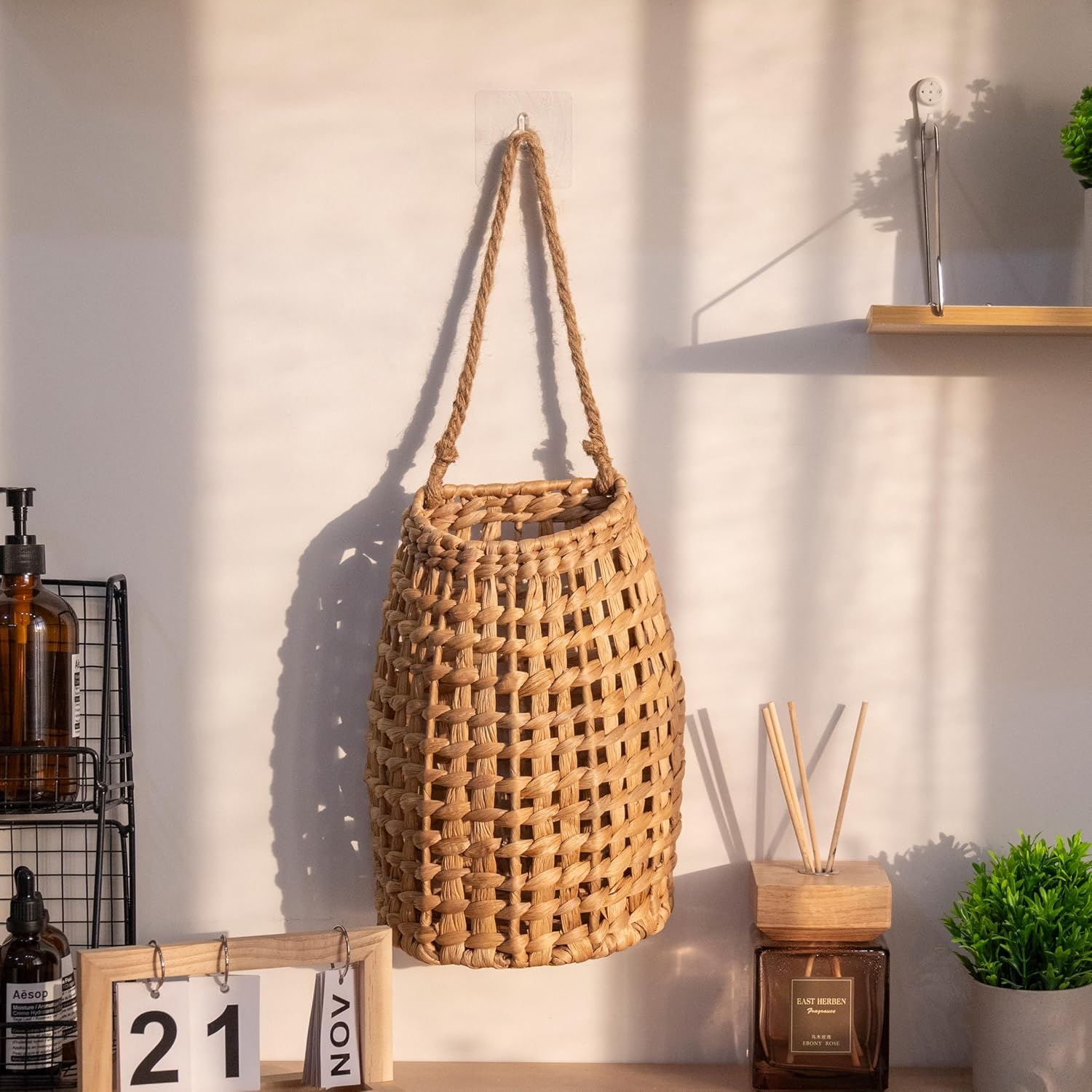 Water Hyacinth Wall Hanging Basket