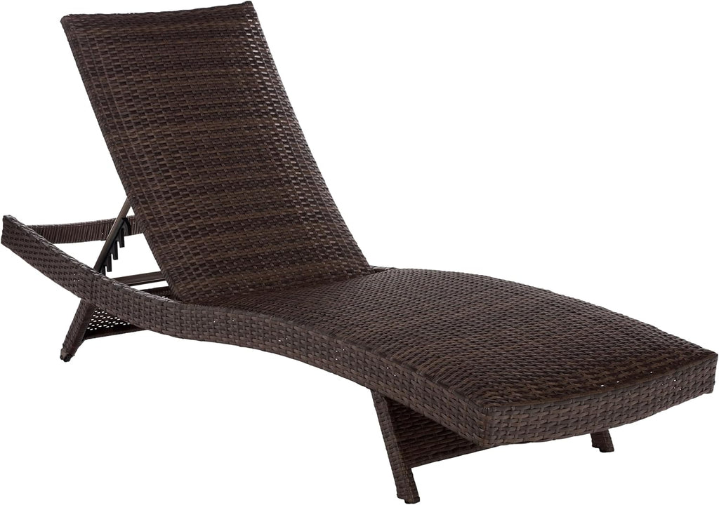 Alex Brown Taupe Chaise Lounger