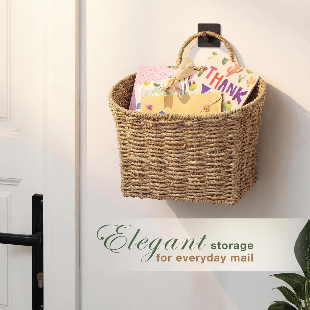 Seagrass Hanging Baskets Set of 2