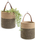 Goodpick Jute Hanging Baskets 2-Pack