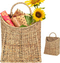 Handwoven Seagrass Wall Hanging Baskets