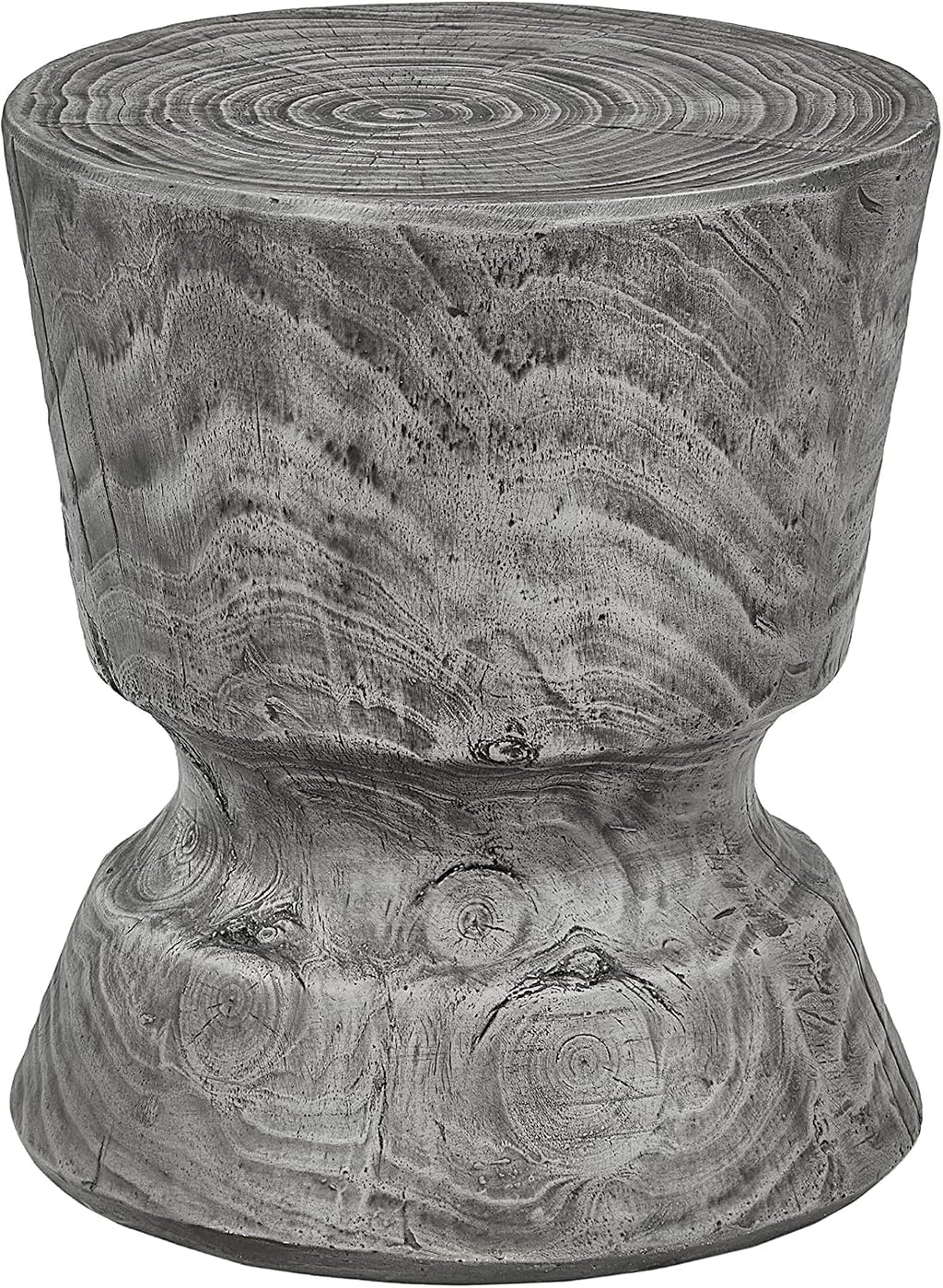 Grey Wine Glass Shaped Garden Stool Table