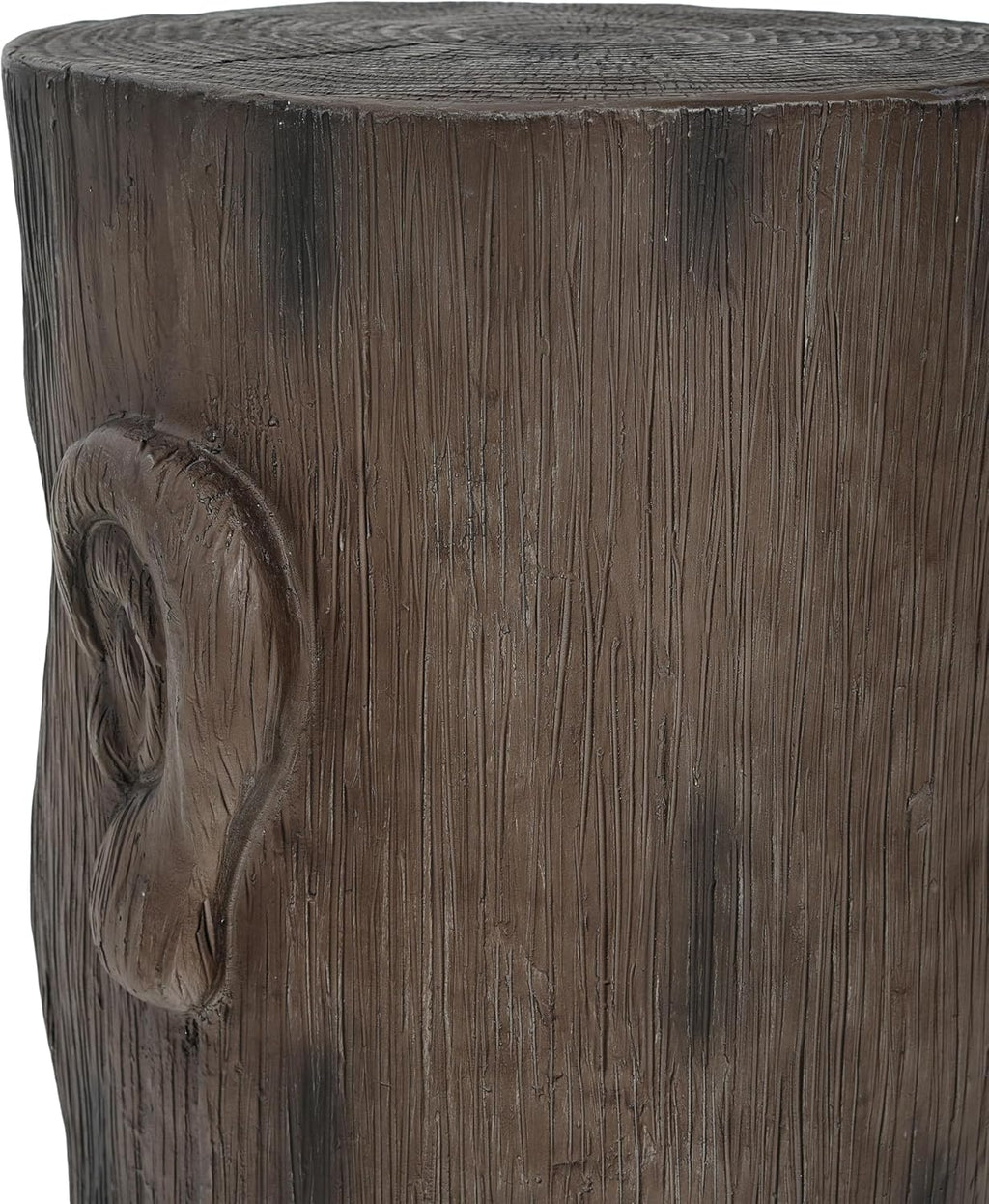Light Grey Moai Statue Side Table